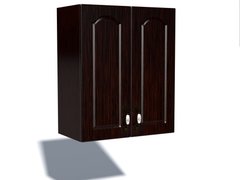 Corp superior 62 cu 2 usi Zebra MDF mustata wenge